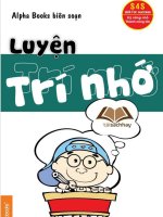 Phương pháp rèn luyện trí nhớ