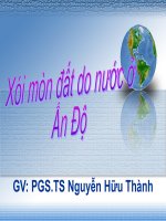 Xói mòn đất do nước ở ấn độ