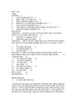 TIỂU LUẬN Nâng cao nhận thức người tiêu dùng về hàng hoá việt