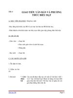 Giáo án ngữ văn 6 bài 1 giao tiếp, văn bản và phương thức biểu đạt5 