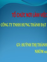 Slide Tổ Chức Làm Việc Công Ty TNHH Hưng Thành Đạt