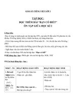 Giáo án tiếng việt 2 tuần 28 bài tập đọc   bạn có biết2 