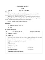 Giáo án tiếng việt 5 tuần 27 bài tranh làng hồ2 