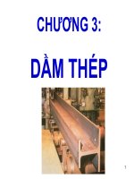 Tài liệu kĩ thuật  Chương 3 Thiết Kế Dầm Thép