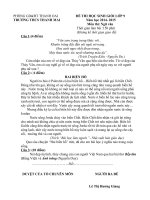 Đề thi và gợi ý thi học sinh giỏi môn ngữ văn lớp 9 tham khảo bồi dưỡng (28) 