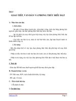 Giáo án ngữ văn 6 bài 1 giao tiếp, văn bản và phương thức biểu đạt3 