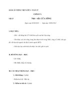 Giáo án tiếng việt 5 tuần 27 bài cửa sông5 