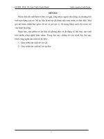 Bài tiểu luận tìm hiểu qui trình sản xuất mì ăn liền