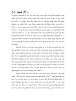 Ngân hàng điên tử và các sản phẩm dịch vụ ngân hàng điện tử cho khách hàng cá nhân của chí  nhánh Techcombank chi nhánh Trần Thái Tông