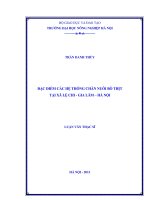 đặc điểm các hệ thống chăn nuôi bò thịt tại xã lệ chi  gia lâm – hà nội