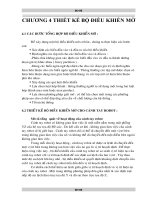 CHƯƠNG 4 THIẾT kế bộ điều KHIỂN mờ