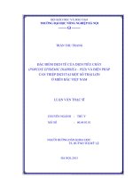 đặc điểm dịch tễ của dịch tiêu chảy (porcine epidemic diarrhea – ped) và biện pháp can thiệp dịch tại một số trại lợn ở miền bắc việt nam