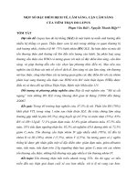 MỘT SỐ ĐẶC ĐIỂM DỊCH TỄ, LÂM SÀNG, CẬN LÂM SÀNG CỦA VIÊM THẬN DO LUPUS