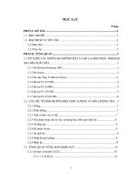 KHẢO SÁT KHẢ NĂNG SẢN XUẤT CỦA ĐÀN BÒ SỮA TẠI HUYỆN CỦ CHI