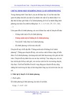 CHỨNG MINH MỘT SỐ KHÔNG PHẢI LÀ SỐ CHÍNH PHƯƠNG