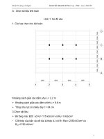 Thuyết minh đồ án Bê tông cốt thép 1