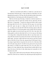 Mô tả một số triệu chứng lâm sàng và cận  lâm sàng ở mỗi giai đoạn bệnh