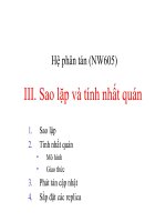 Hệ Phân Tán (NW605) - Sao Lặp Và Tính Nhất Quán