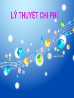 Bài Giảng Kinh Tế Vi Mô - Lý Thuyết Chi Phí