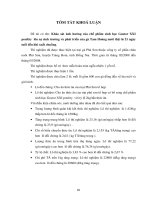 Khảo  sát  ảnh  hưởng  của  chế  phẩm  sinh  học  Gustor  XXI poultry  lên sự sinh trưởng và phát triển của gà Tam Hoàng nuôi thịt từ 21 ngày tuổi đến khi xuất chuồng