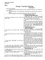 Giáo án dạy thêm Ngữ Văn 8 Cực hay