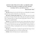 LỢI ÍCH VÀ ĐỘC TÍNH CẤP CỦA HÓA - XẠ TRỊ ĐỒNG THỜI  VỚI CISPLATIN MỖI TUẦN TRONG UNG THƯ VÒM HẦU  GIAI ĐOẠN TIẾN XA TẠI CHỖ TẠI VÙNG