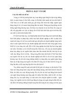 Phân tích hoạt động cho vay ngắn hạn tại ngân hàng TMCP Ngoại Thương Việt Nam chi nhánh Huế