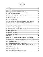 Nghiên cứu và ứng dụng GIS trong xây dựng cơ sở dữ liệu Atlas hành chính thành phố Hà Nội