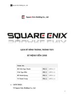 Square enix lịch sử hình thành thành tựu sứ mệnh viễn cảnh