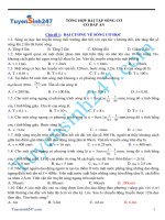 TỔNG HỢP BÀI TẬP SÓNG CƠ CÓ ĐÁP ÁN