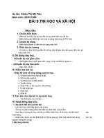 Bai 9 TIN học và  xã hội