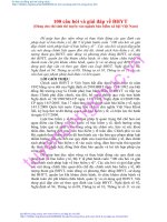 100 câu hỏi và giải đáp về bảo hiểm y tế dành cho thí sinh thi công chức bảo hiểm