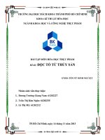 BÀI TẬP MÔN HÓA HỌC THỰC PHẨM Đề tài: ĐỘC TỐ TỪ THỦY SẢN