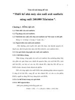 Tiểu luận thiết kế nhà máy sản xuất axit sunfuric