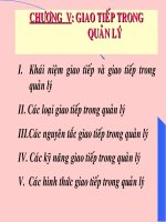 Bài Giảng Giao Tiếp Trong Quản Lý