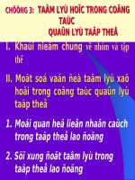 Tâm Lý Học Trong Công Tác Quản Lý Tập Thể