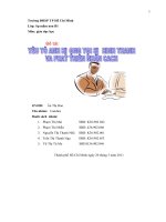 yếu tố ảnh hưởng đến sự hình thành nhân cách