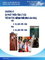 Sự Phát Triển Tâm Lý Của Trẻ Em Từ 6  Đến 11 Tuổi