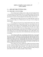 Tiểu luận  quản lí và sử dụng hiệu quả vốn lưu động