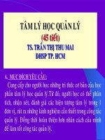 Tâm Lý Học Quản Lý – Ts. Trần Thị Thu Mai