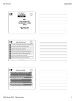 Bài giảng Word căn bản phần 1