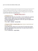 Cách học tiếng Anh giao tiếp: Quy tắc nhấn âm trong tiếng anh