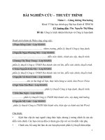 đề tài Công ty trách nhiệm hữu hạn và Công ty hợp danh