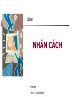 Bài Giảng Nhân Cách Con Người