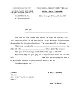 Công văn liên hệ nơi thực tập ngành quản trị văn phòng