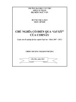 chủ nghĩa cổ điển qua “lơ xít” của cornây 
