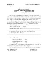 7 phiếu lấy ý kiến giới thiệu nhân sự nơi công tác 