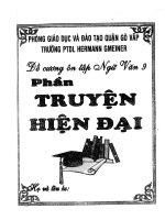 Văn học trung đại lớp 9 phần truyện hiện đại