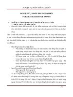 Nghiệp vụ hoán đổi ngoại hối FOREIGN EXCHANGE SWAPS