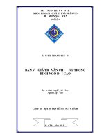 bàn về giá trị văn chương trong bình ngô đại cáo 